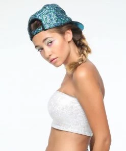 SEA DRAGON STUDIO Tops Holographic Bandeau Tube Top | 13 Colors