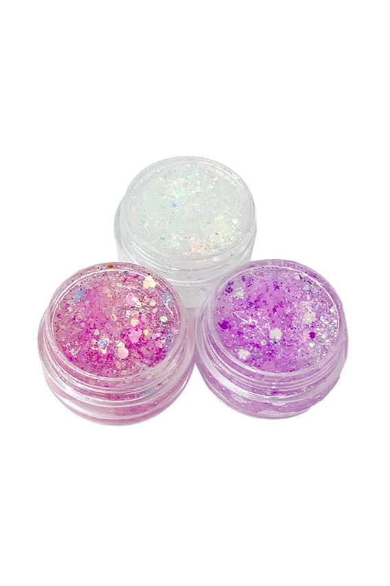 SEA DRAGON STUDIO Men Unicorn Holographic Glitter Gel | Set Of Three 3 SEA DRAGON STUDIO Men Unicorn Holographic Glitter Gel | Set Of Three