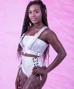 HOLOSEXUAL Heartillary Vegan Leather Body Harness Accessories