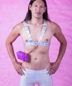 HOLOSEXUAL Heartillary Vegan Leather Body Harness Accessories