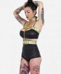 HOLOSEXUAL Homage To Bondage Leather Body Harness Accessories