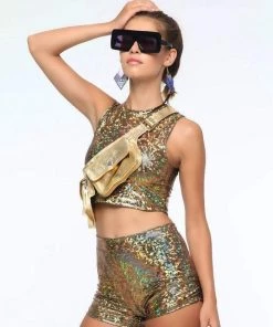 SEA DRAGON STUDIO Holographic Roller Girl Shorts | 13 Colors