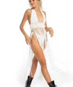 Ladee Taha AZALEA MACRAME DRESS SET | Off White 11 Ladee Taha AZALEA MACRAME DRESS SET | Off White