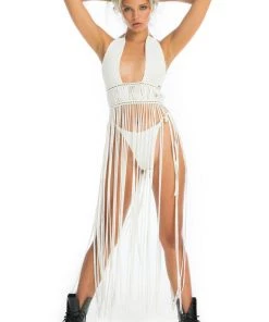 Ladee Taha AZALEA MACRAME DRESS SET | Off White 10 Ladee Taha AZALEA MACRAME DRESS SET | Off White