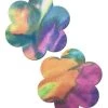 PASTEASE J. Valentine® Pastel Tie-Dye Rainbow Flower Nipple Pasties Accessories